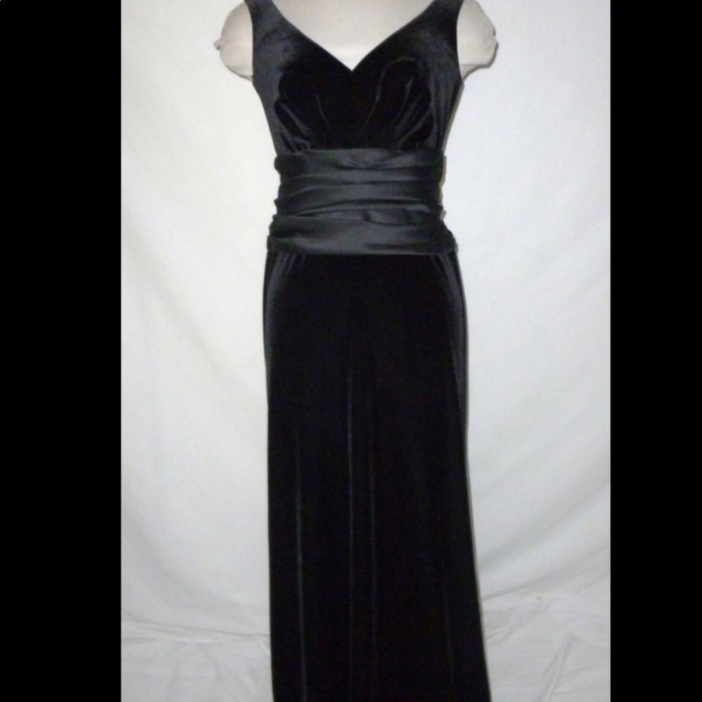 Velvet gown